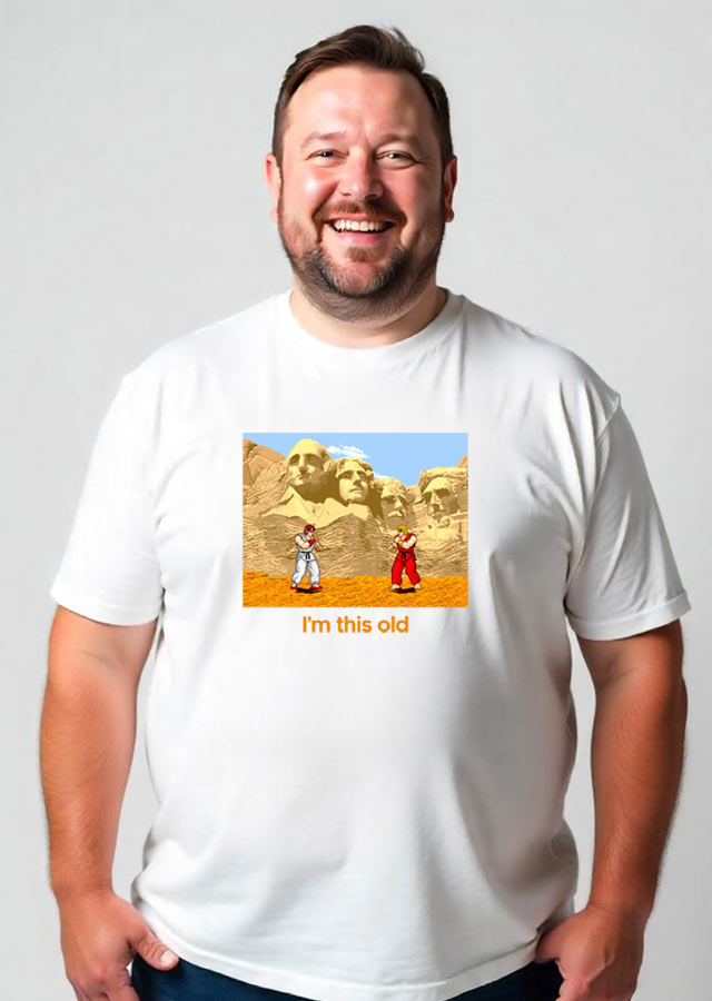 I'm this old - Street Fighter 1 - on a model