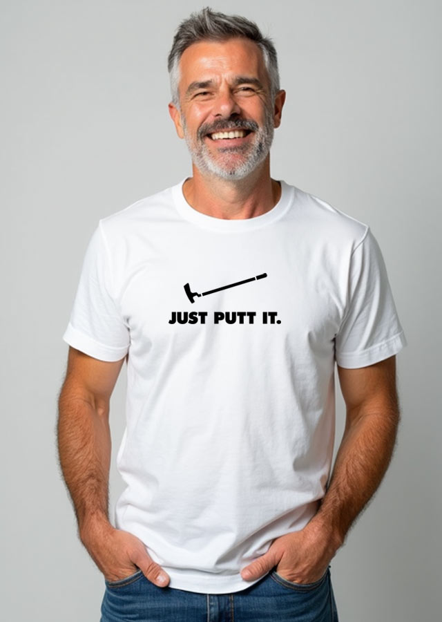 Just putt it - on a model