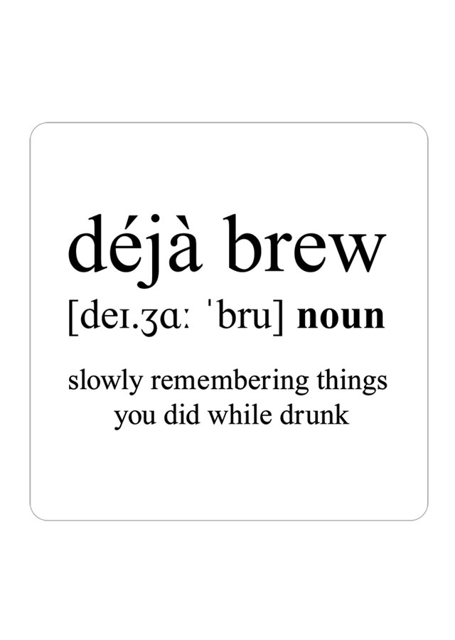 Déjà Brew - design