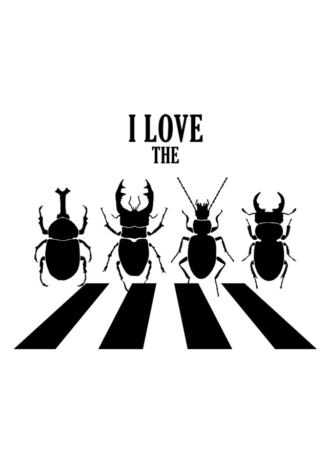 I love The Beatles - design